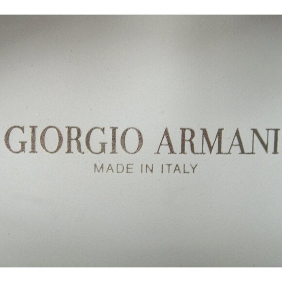 NEW! Giorgio Armani White Dress Shoes!  US 10.5 e 43.5  Oxford Captoe Style main image 4